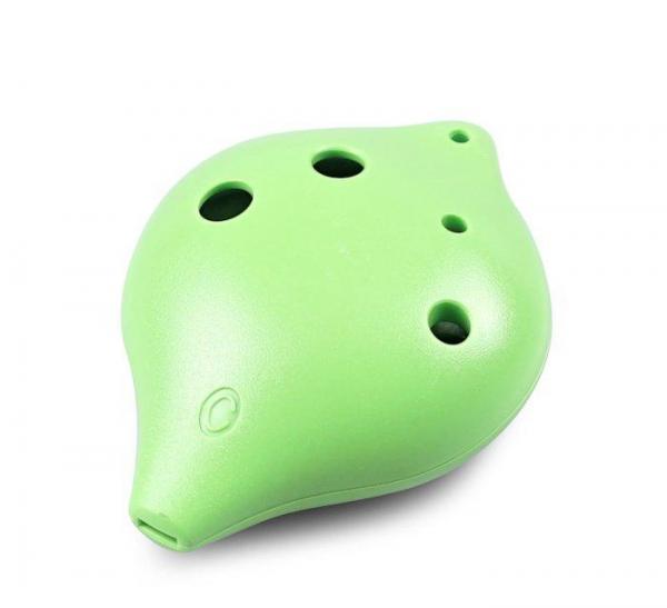 6 Hole Plastic Ocarina in C Major for Beginners (green)