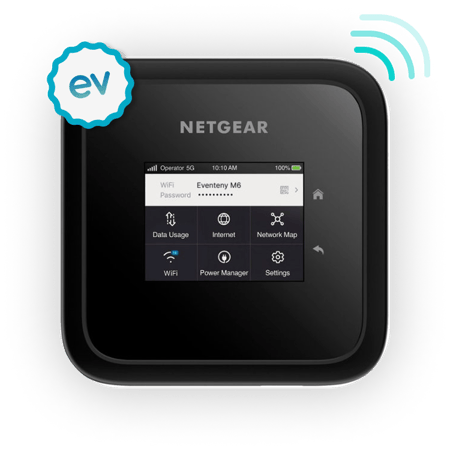 Image displaying a Netgear Hotspot available for rental. Image displaying a Netgear Hotspot available for rental.